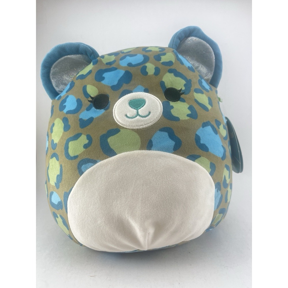 Squishmallows 11" ENOS the colorful Leopard🐯 RARE NWT